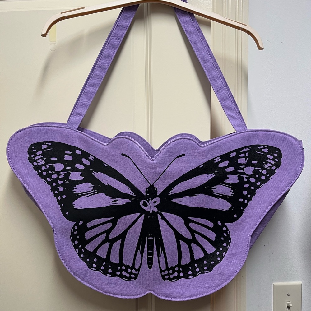 New purple butterfly tote Merch from Olivia Rodrigo concert